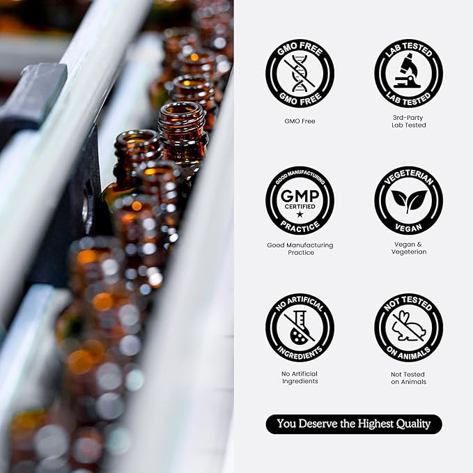 10 in 1 Calcium Magnesium Zinc Supplement, Magnesium Glycinate Complex Liquid - Image 7