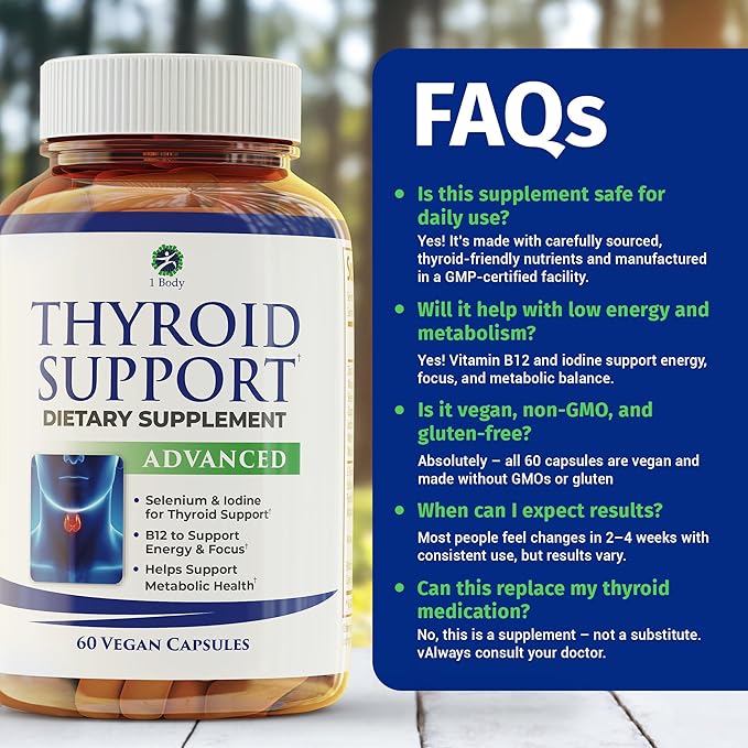 1 Body Thyroid Support Supplement - Image 8