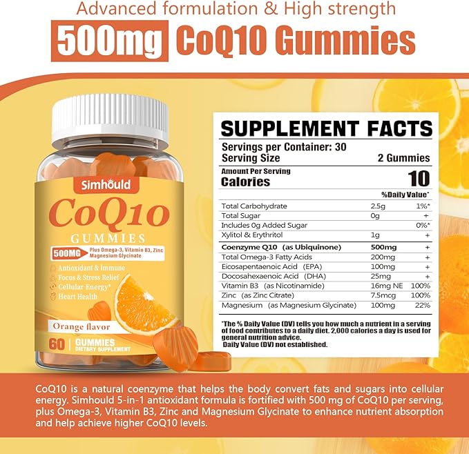 1 Pack CoQ10 500MG Gummies - Image 2